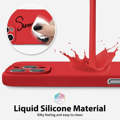 Husa de Protectie Matte TPU, Klevo, pentru Apple iPhone 16 Pro, Protectie Camera, Antisoc, Antizgariere, Antialunecare, Acoperire Completa, Rosu