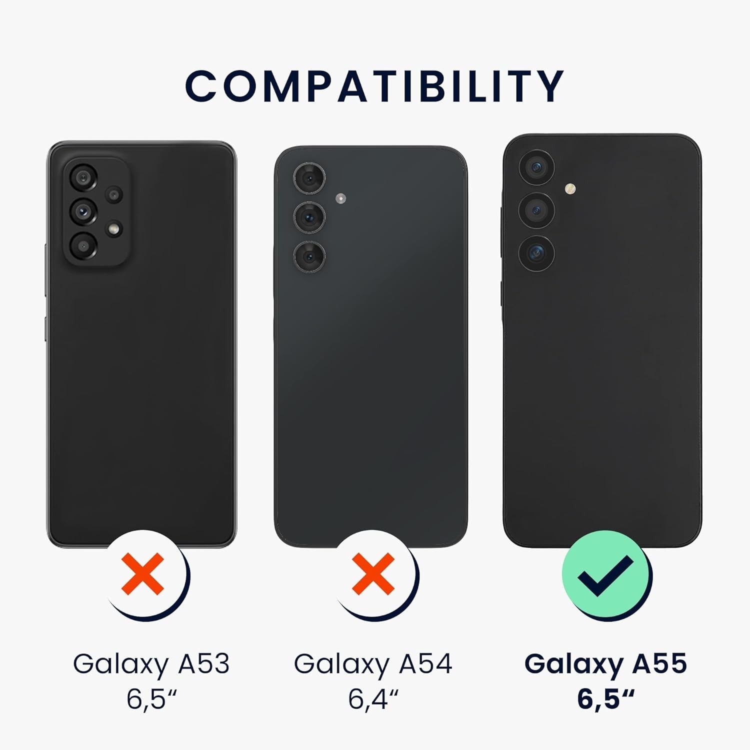 Husa de Protectie Matte TPU, Klevo, pentru Samsung Galaxy A55 5G, Protectie Camera, Antisoc, Antizgariere, Antialunecare, Acoperire Completa, Negru