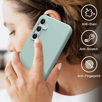 Husa de Protectie Matte TPU, Klevo, pentru Samsung Galaxy S23 FE 5G, Protectie Camera, Antisoc, Antizgariere, Antialunecare, Acoperire Completa, Verde