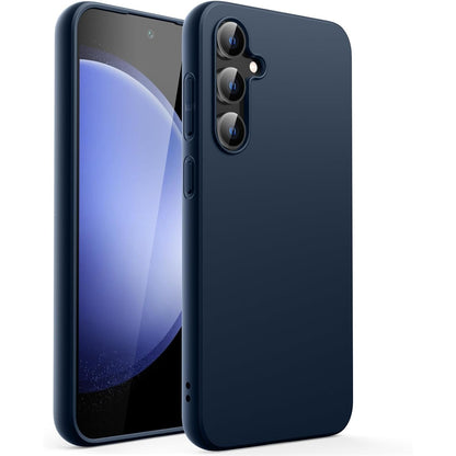 Husa de Protectie Matte TPU, Klevo, pentru Samsung Galaxy S23 FE 5G, Protectie Camera, Antisoc, Antizgariere, Antialunecare, Acoperire Completa, Albastru