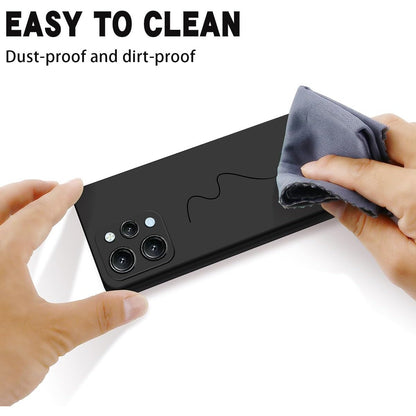 Husa de Protectie Matte TPU, Klevo, pentru Xiaomi Redmi 12 Pro, Protectie Camera, Antisoc, Antizgariere, Antialunecare, Acoperire Completa, Negru
