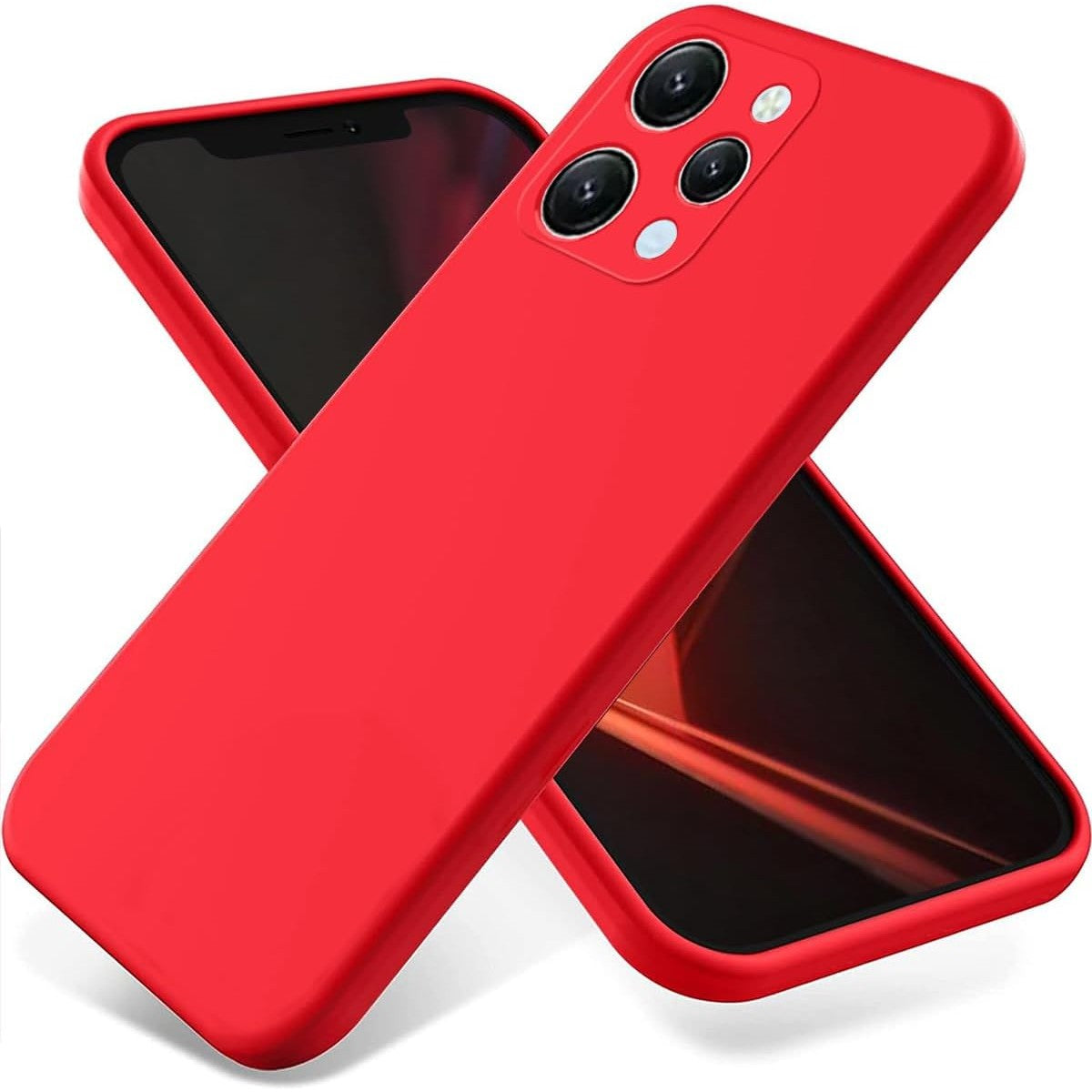 Husa de Protectie Matte TPU, Klevo, pentru Xiaomi Redmi 12 Pro, Protectie Camera, Antisoc, Antizgariere, Antialunecare, Acoperire Completa, Rosu