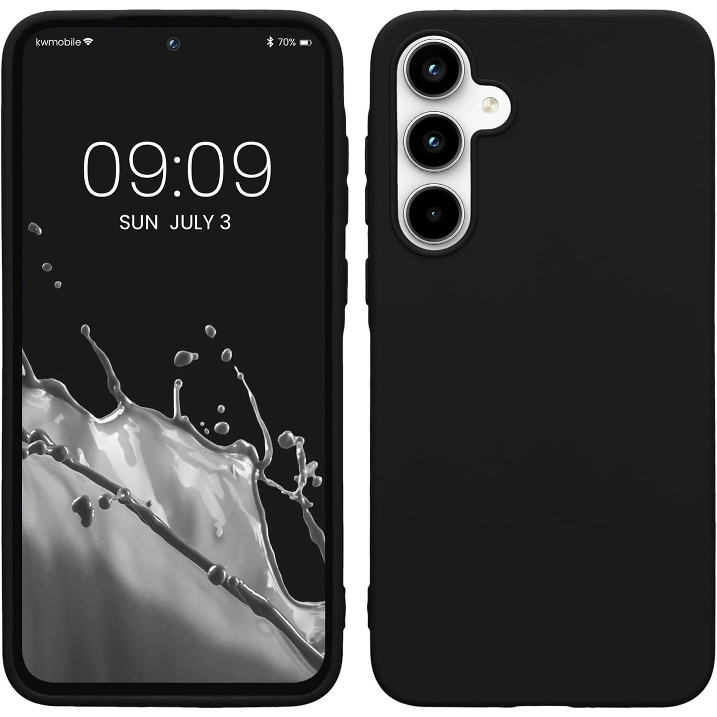 Husa de Protectie Matte TPU, Klevo, pentru Xiaomi Redmi 13C, Protectie Camera, Antisoc, Antizgariere, Antialunecare, Acoperire Completa, Negru