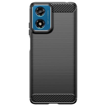 Husa de Protectie pentru Motorola Moto G04 5G / Moto G24 5G, Klevo, Protectie 360, din TPU cu element de Carbon, Anti Alunecare, 1.8 mm, Negru