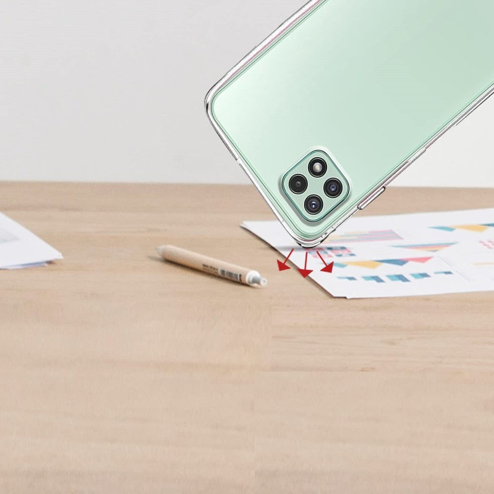 Husa de protectie pentru Samsung Galaxy A22 5G, Klevo, TPU Transparenta