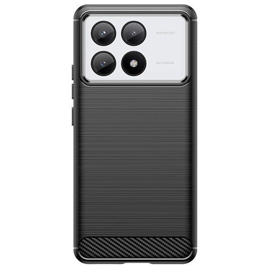 Husa de Protectie pentru Xiaomi Redmi Note 13C 5G, Klevo, Protectie 360, din TPU cu element de Carbon, Anti Alunecare, 1.8 mm, Negru