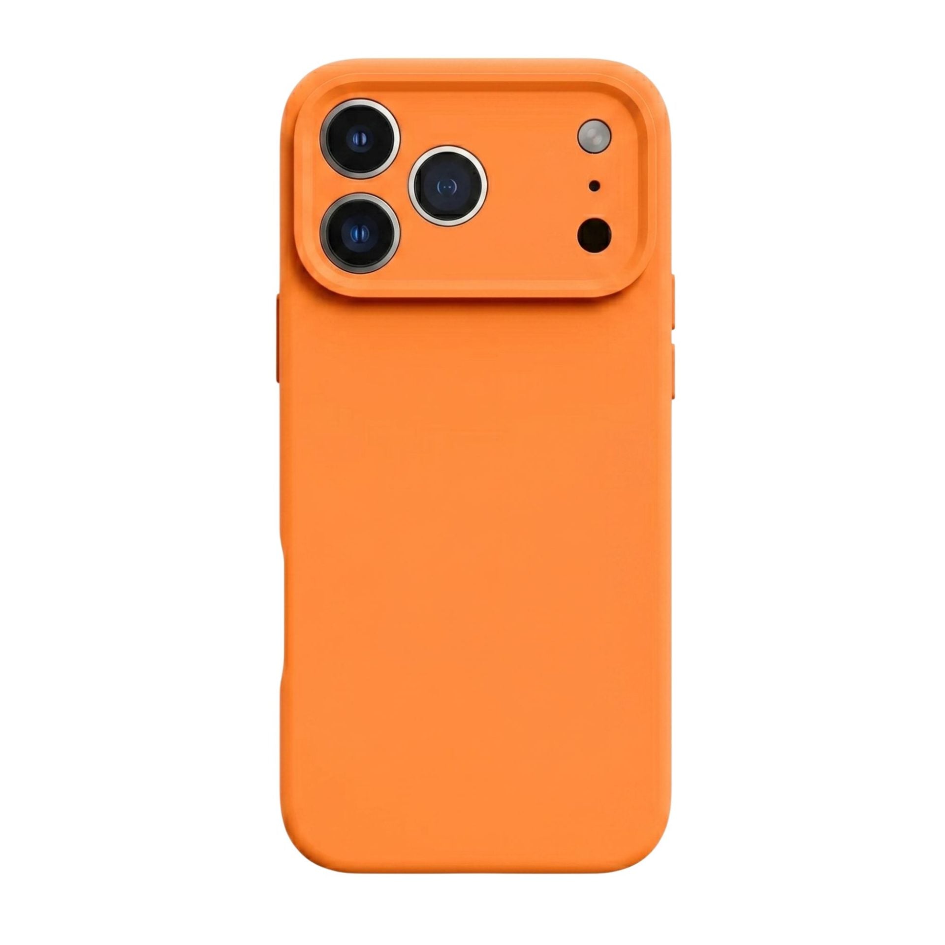 Husa de Protectie Telefon, Klevo, Compatibila cu iPhone 17 Pro, Silicon Premium Antisoc, Protectie Completa 360, Design Modern, Anti-Zgirieturi, Interior Microfibra, Portocaliu