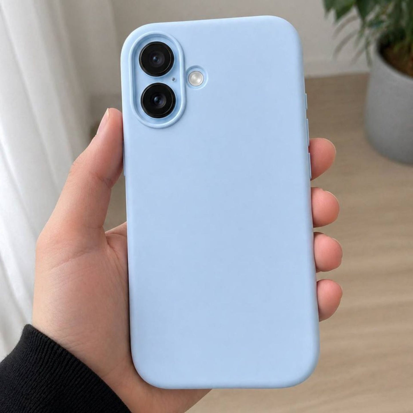 Husa de Protectie Telefon, Klevo, Compatibila cu iPhone 17, Silicon Premium Antisoc, Protectie Completa 360, Design Modern, Anti-Zgirieturi, Interior Microfibra, Albastru