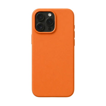 Husa de Protectie Telefon, Klevo, Compatibila cu iPhone 16 Pro, Silicon Premium Antisoc, Anti-Zgirieturi, MagSafe, Acces Camera Control, Protectie 360, Interior Microfibra, Portocaliu