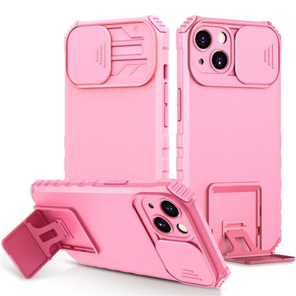 Husa Defender cu Stand pentru Samsung Galaxy A52 / A52 5G, Roz, Suport reglabil, Antisoc, Protectie glisanta pentru camera, Klevo