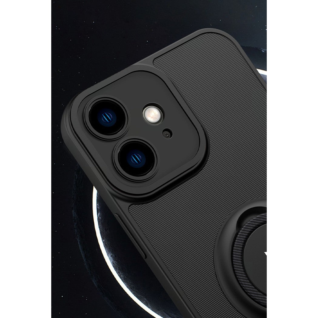 Husa Telefon Eagle Eye, Klevo, Compatibila Samsung A52 5G, cu Suport Auto Magnetic si Inel, Negru