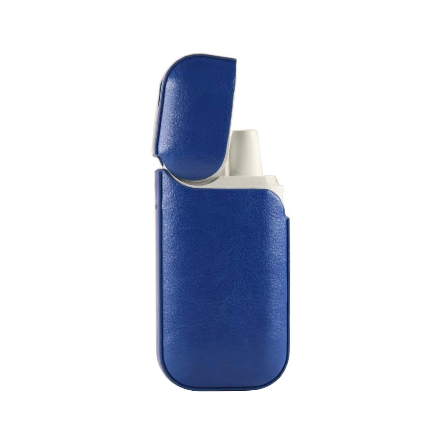 Husa Klevo pentru IQOS 2.4 Plus, Capac de Protectie, Anti Soc si Zgarieturi, din Piele Ecologica, 43 g, 12 x 6 x 2.5 cm, Albastru