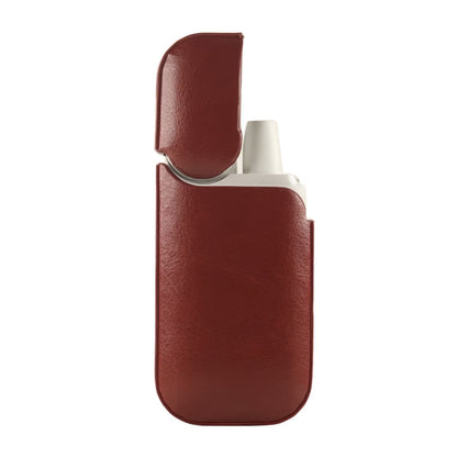 Husa Klevo pentru IQOS 2.4 Plus, Capac de Protectie, Anti Soc si Zgarieturi, din Piele Ecologica, 43 g, 12 x 6 x 2.5 cm, Maro