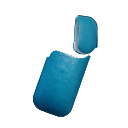 Husa Klevo pentru IQOS 2.4 Plus, Capac de Protectie, Anti Soc si Zgarieturi, din Piele Ecologica, 43 g, 12 x 6 x 2.5 cm, Turcoaz