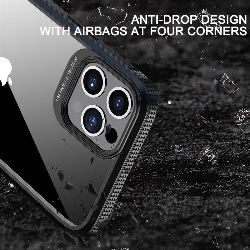 Husa Hibrid Defender MG Series pentru iPhone 14, Klevo, Protectie Antisoc, Negru
