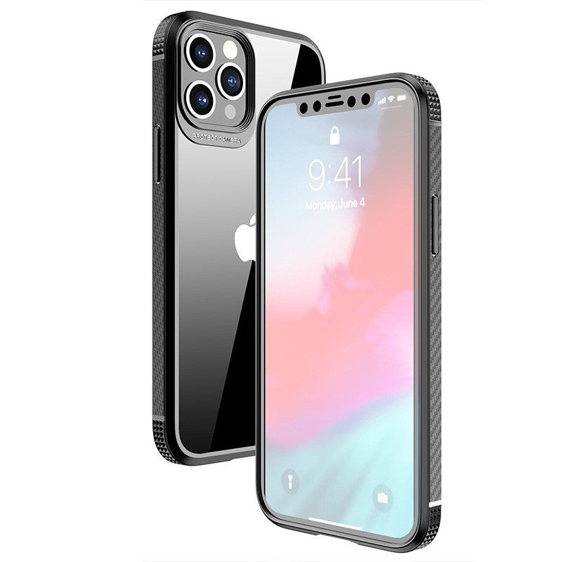 Husa Hibrid Defender MG Series pentru iPhone 14 Plus, Klevo, Protectie Antisoc, Negru
