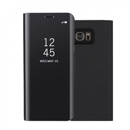 Husa Tip Carte, Klevo, Compatibila cu Huawei Mate 10 Lite, Flip Cover Oglinda, Negru