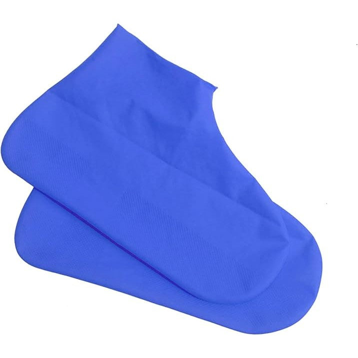 Husa Incaltaminte, Klevo, Impermeabila, Antiderapanta, din Latex, 13 x 13 x 2 cm, Marime M 34-40 cm, Albastru