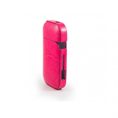 Husa Klevo pentru IQOS 2.4 Plus, Capac de Protectie, Anti Soc si Zgarieturi, din Piele Ecologica, 43 g, 12 x 6 x 2.5 cm, Roz