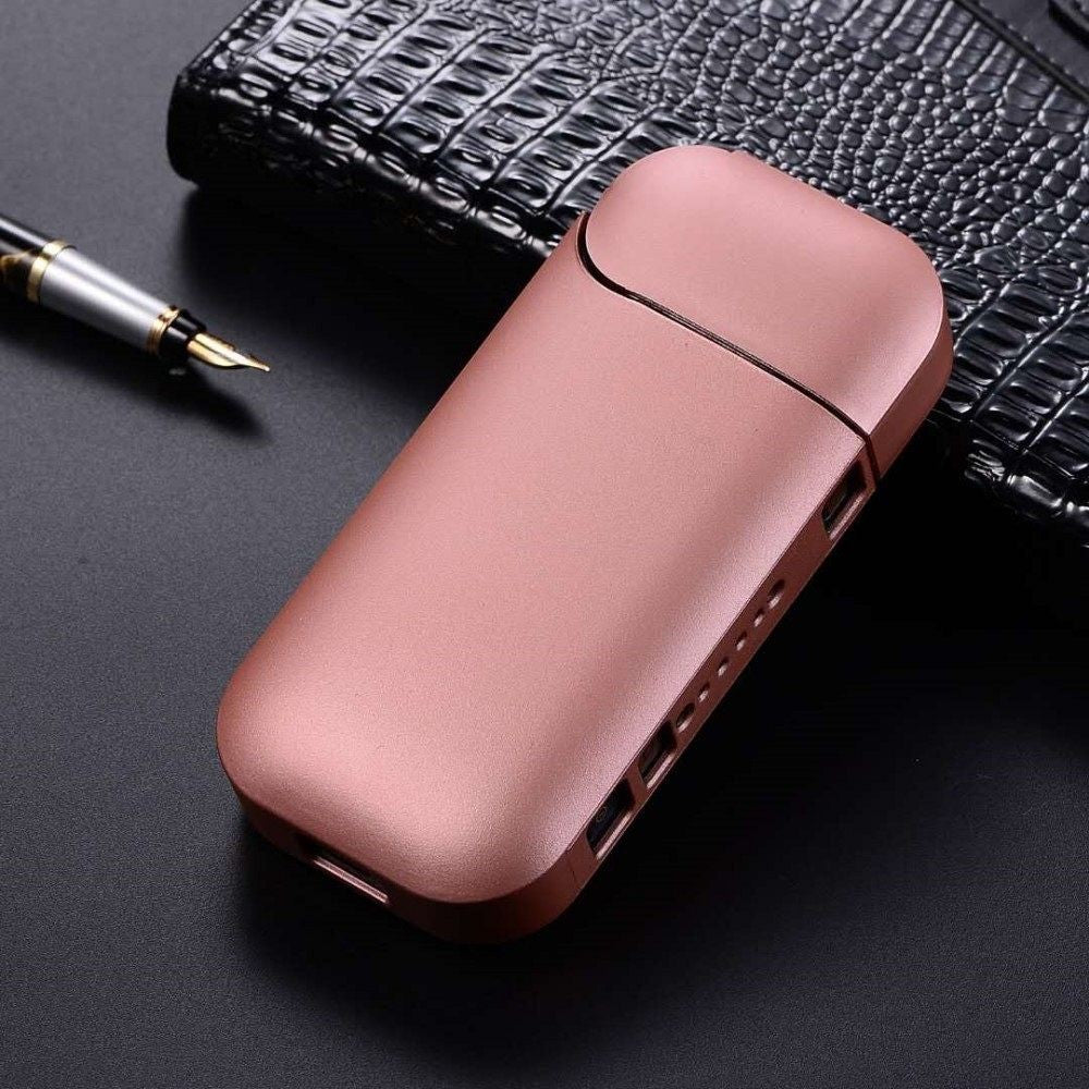 Husa Klevo pentru IQOS 2.4 Plus, Capac de Protectie, Anti Soc si Zgarieturi, Full Body, din Plastic, 11.5 x 5 x 2.3 cm, Roz Auriu