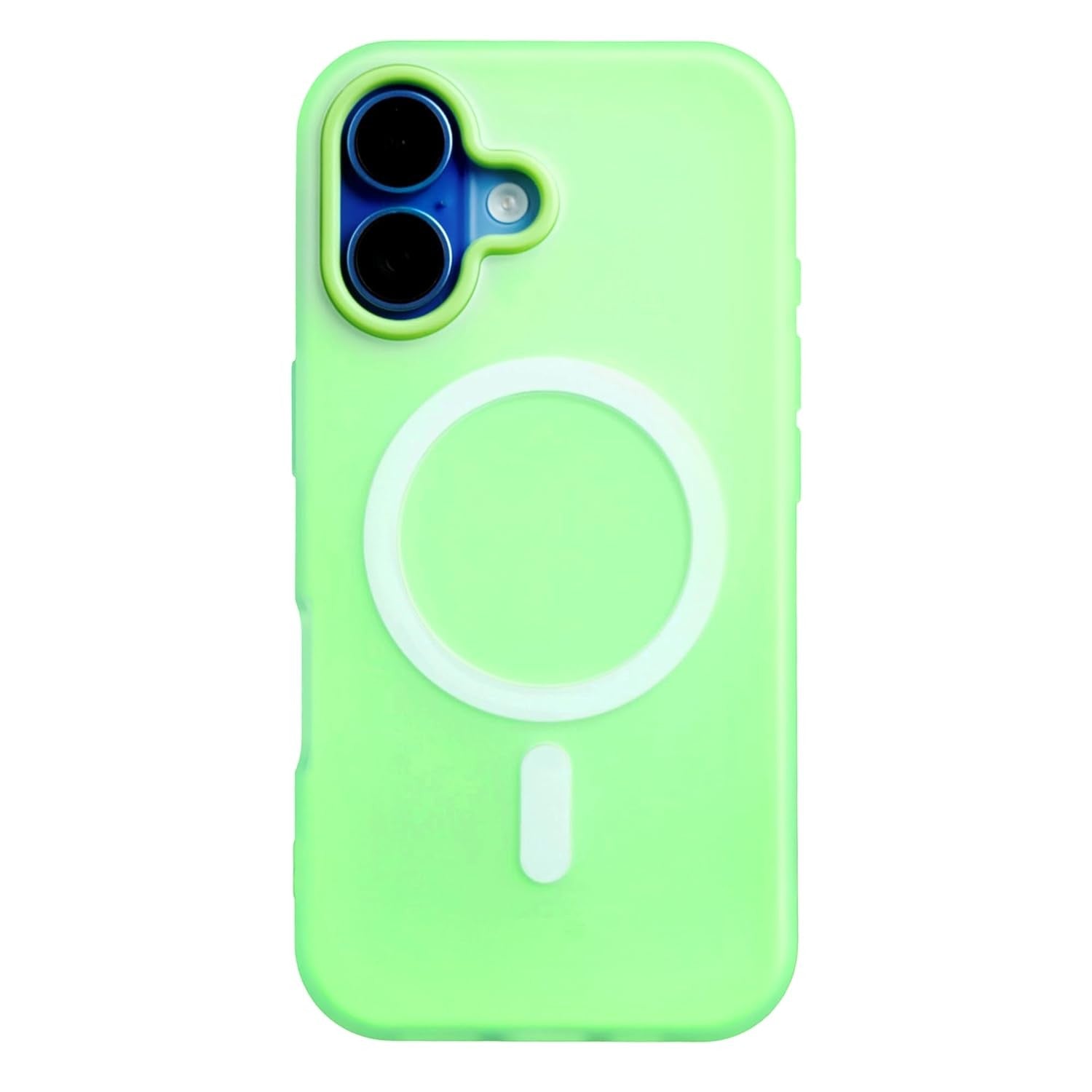 Husa Telefon Jelly Magnetic 2in1, Klevo, Compatibila cu Apple iPhone 17, din PC+TPU, Magsafe, Finisaj Mat, Verde