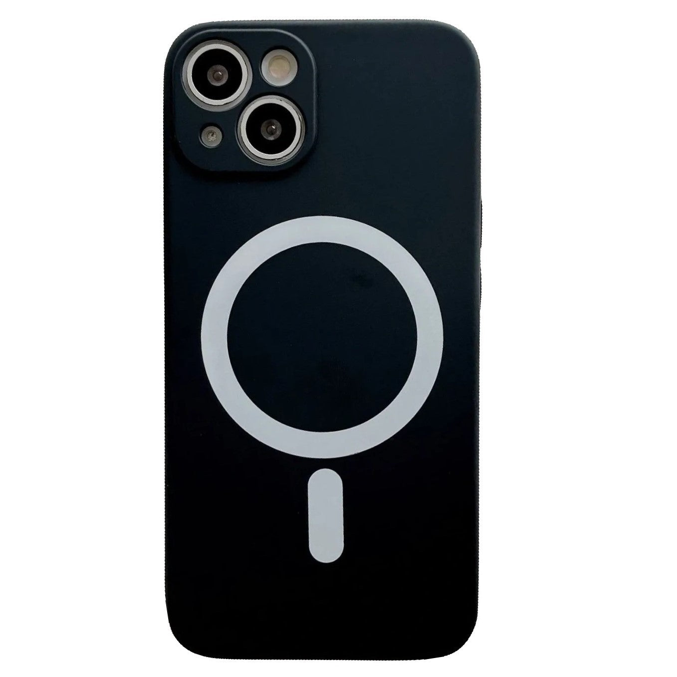 Husa MagSafe pentru Apple iPhone 14 Pro, Silicon, Protectie pentru camera, Magnetica, Incarcare Wireless,  Klevo, Negru