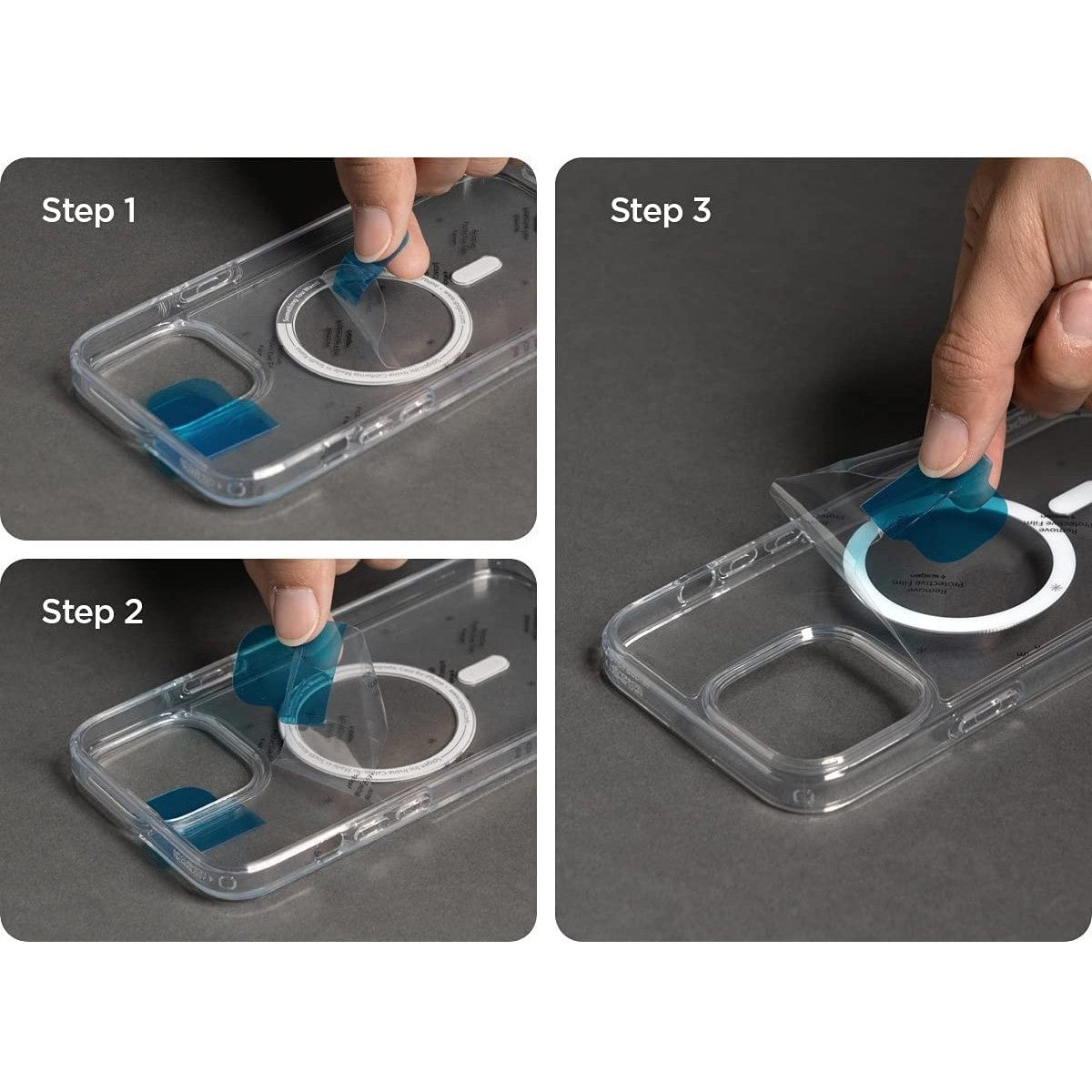 Husa MagSafe Silicone pentru iPhone 14 Plus, Klevo, Transparenta