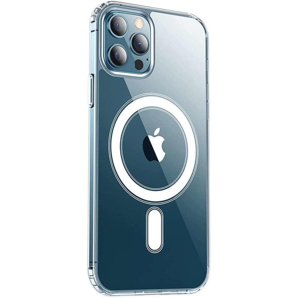 Husa MagSafe Silicone pentru iPhone 14 Pro, Klevo, Transparenta