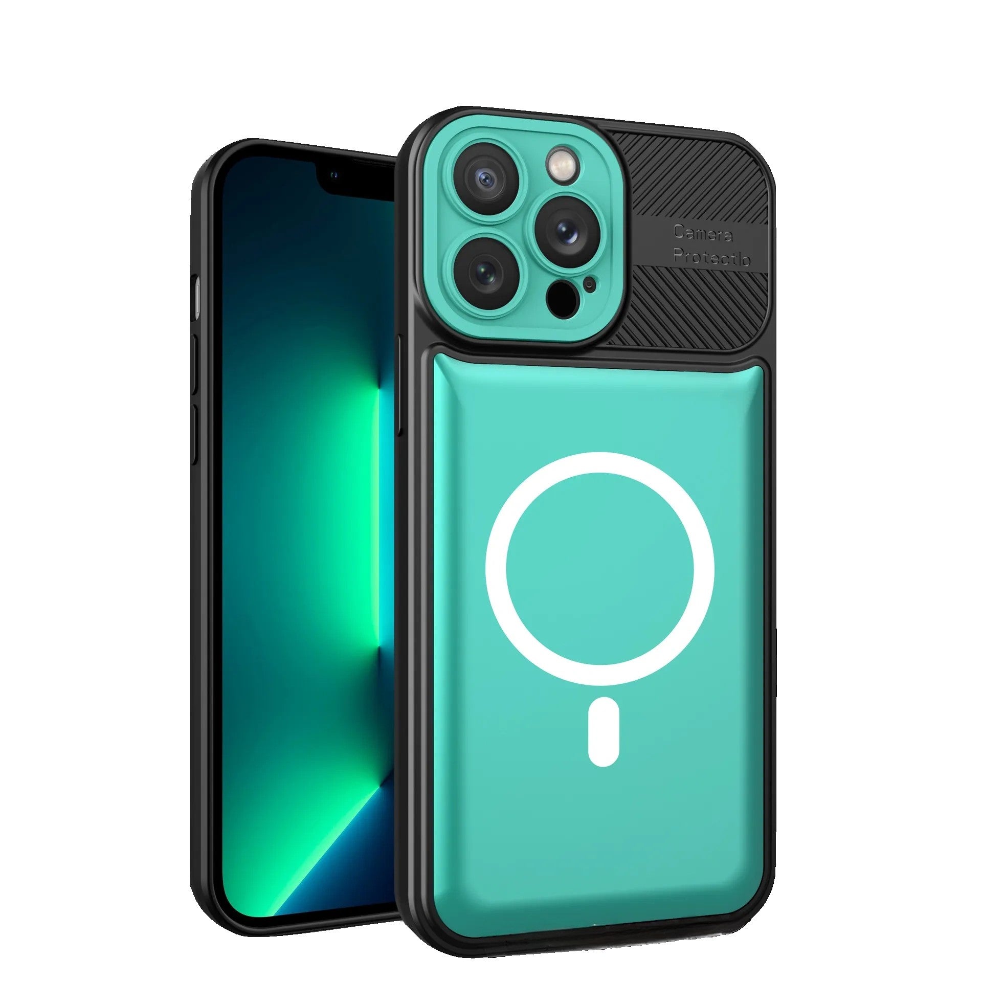 Husa pentru Apple iPhone 14 Pro Max MagSafe, Urban Armor, Klevo, Verde deschis, suport magnetic