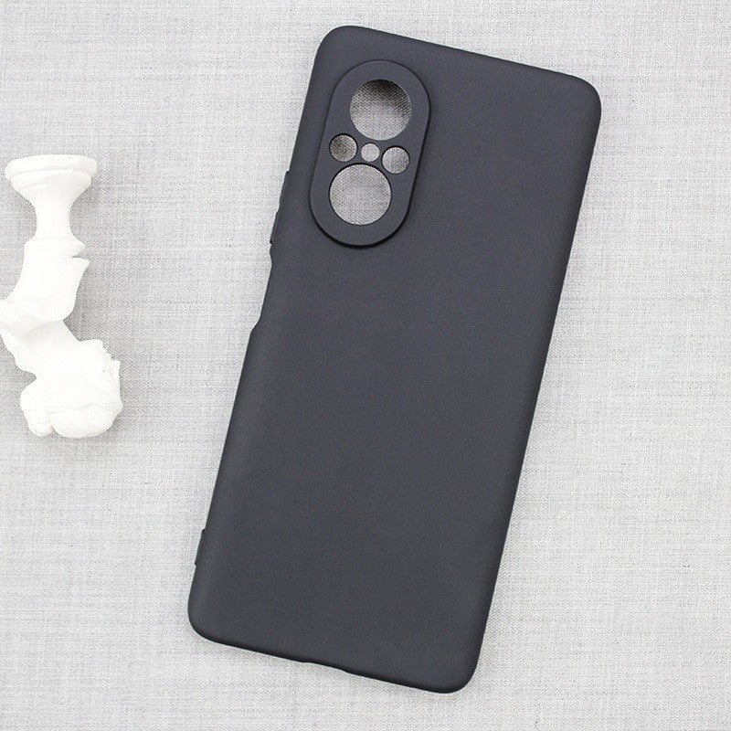 Husa Matte TPU pentru Huawei NOVA 9 SE, Klevo, Silicon Slim, Protectie Antisoc, Negru