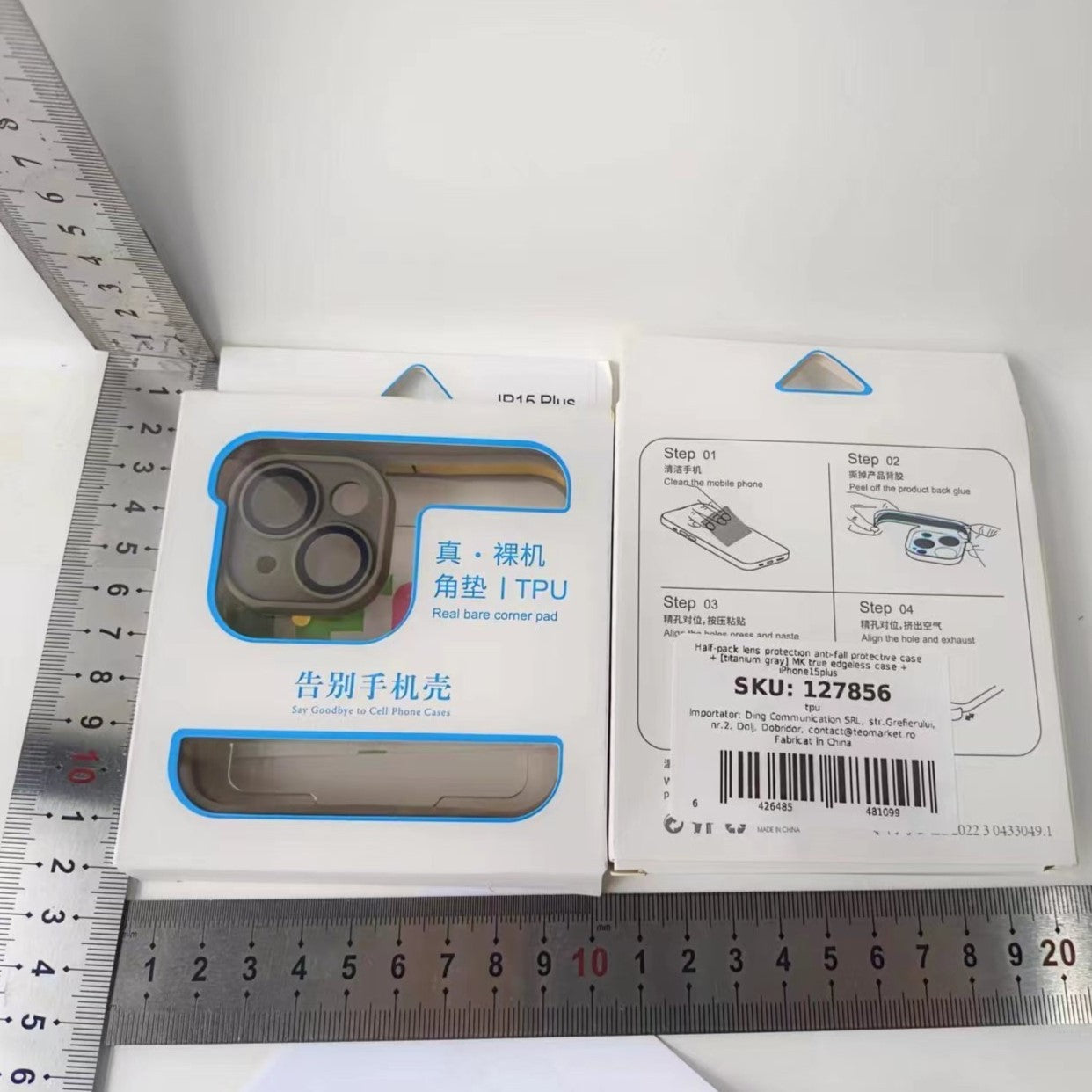 Husa TPU Edgeless Compatibila cu iPhone 15 Pro, Klevo, Protectie pentru Colturi si Camera, Aliaj, Antisoc, Antizgariere, Negru Mat