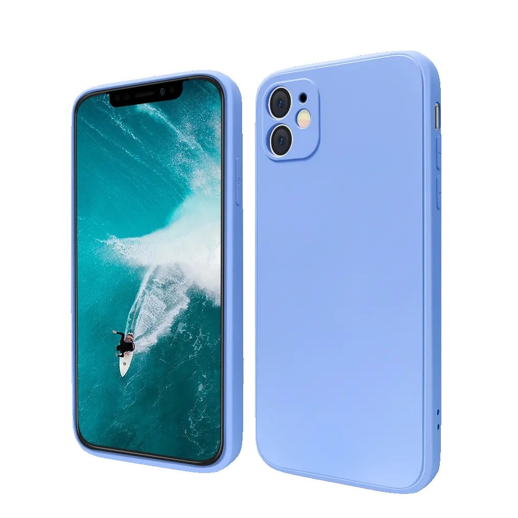 Husa pentru Apple iPhone 14 Klevo, Liquid Silicone, cu Microfibra pe interior, Protectie Antisoc, Lilac Purple( Mov)