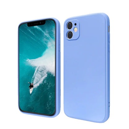 Husa pentru Apple iPhone 14 Klevo, Liquid Silicone, cu Microfibra pe interior, Protectie Antisoc, Lilac Purple( Mov)