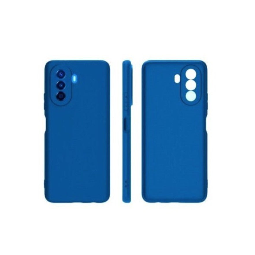 Husa pentru Huawei NOVA 10, Klevo, Liquid Silicone, cu Microfibra pe interior, Protectie Antisoc, Albastru Inchis