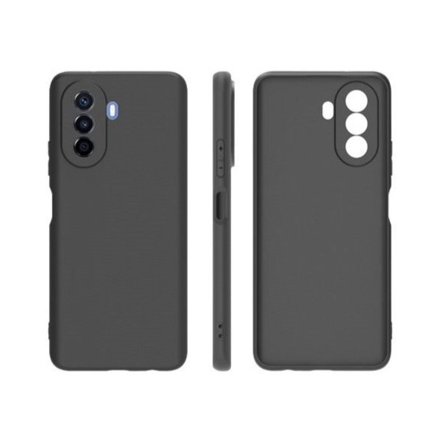 Husa pentru Huawei NOVA 10, Klevo, Liquid Silicone, cu Microfibra pe interior, Protectie Antisoc, Negru