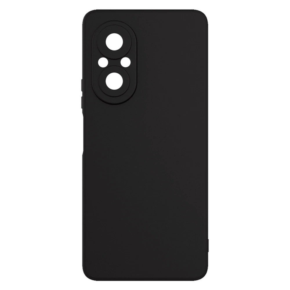Husa pentru Huawei NOVA 9 SE, Klevo, Liquid Silicone, cu Microfibra pe interior, Protectie Antisoc, Negru