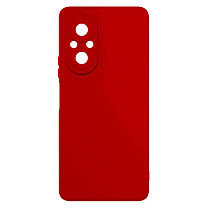 Husa pentru Huawei NOVA 9 SE, Klevo, Liquid Silicone, cu Microfibra pe interior, Protectie Antisoc, Rosu