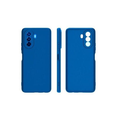 Husa pentru Huawei NOVA Y70, Klevo, Liquid Silicone, cu Microfibra pe interior, Protectie Antisoc, Navy Blue