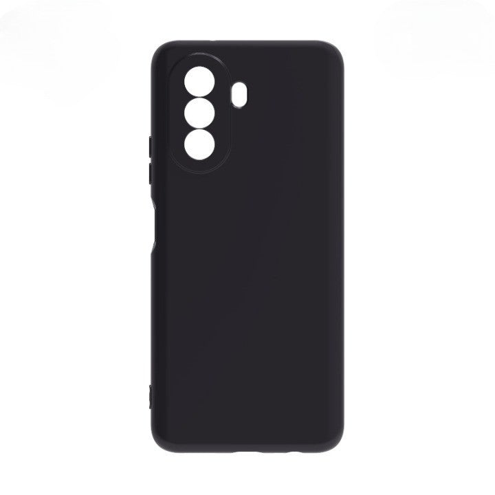 Husa pentru Huawei NOVA Y70, Klevo, Liquid Silicone, cu Microfibra pe interior, Protectie Antisoc, Negru