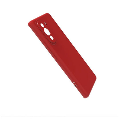 Husa pentru Huawei NOVA Y70, Klevo, Liquid Silicone, cu Microfibra pe interior, Protectie Antisoc, Rosu