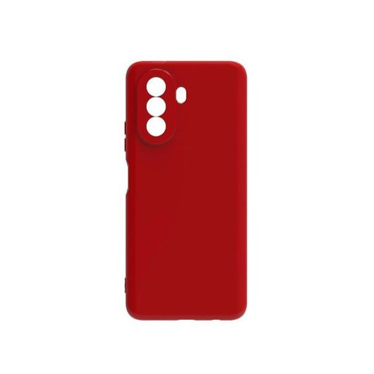Husa pentru Huawei NOVA Y70, Klevo, Liquid Silicone, cu Microfibra pe interior, Protectie Antisoc, Rosu