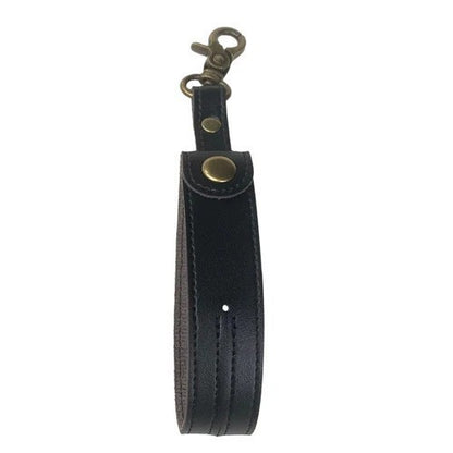 Husa pentru Kendama, Klevo, Husa de Depozitare pentru Kendama, din Piele Ecologica, Catarama cu Agatare pentru Transportare, Model Breloc Simplu, 19.5 x 2.5 cm, Negru