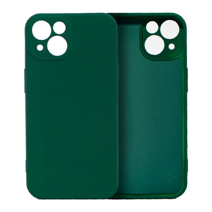 Husa pentru Samsung Galaxy S22, Klevo, Liquid Silicone, cu Microfibra pe interior, Protectie Antisoc, Verde inchis