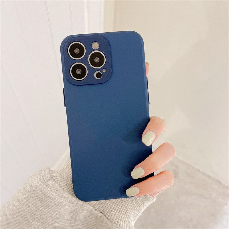 Husa protectie Klevo compatibila cu Apple iPhone 11 Liquid Silicone Ring cu suport rotativ Albastru