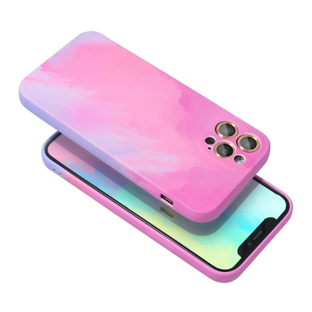 Husa protectie Klevo compatibila cu Apple iPhone 11 Tpu Ombre, Roz/Mov