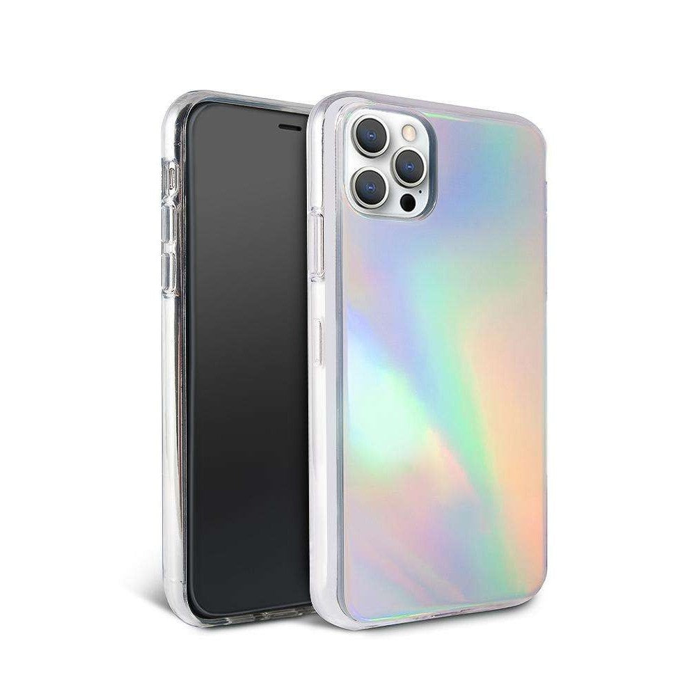 Husa protectie Klevo compatibila cu Apple iPhone 12/12 Pro Laser Gradient Case Cameleon