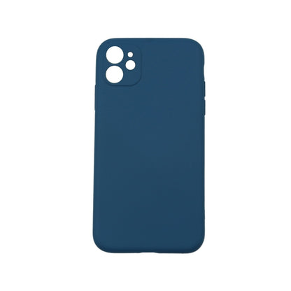 Husa protectie Klevo compatibila cu Apple iPhone 12 Liquid Silicone Case Albastru