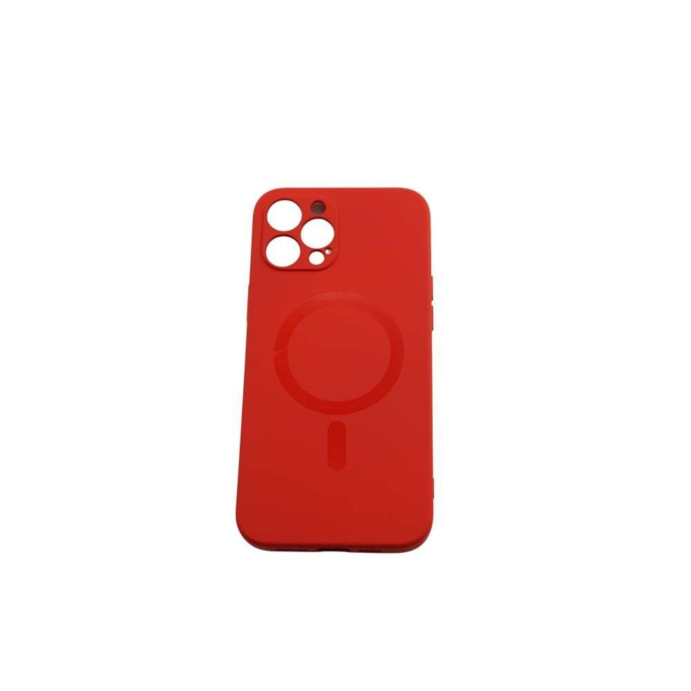 Husa protectie Klevo compatibila cu Apple iPhone 12 Mag Safe Silicone Rosu