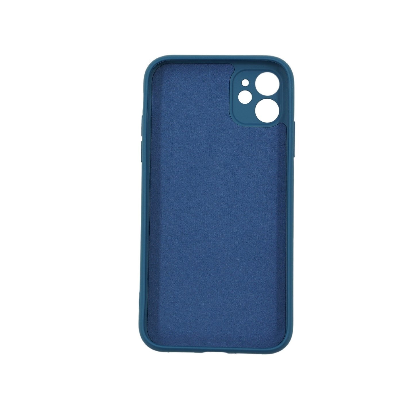 Husa protectie Klevo compatibila cu Apple iPhone 12 Mini Liquid Silicone Case Albastru inchis