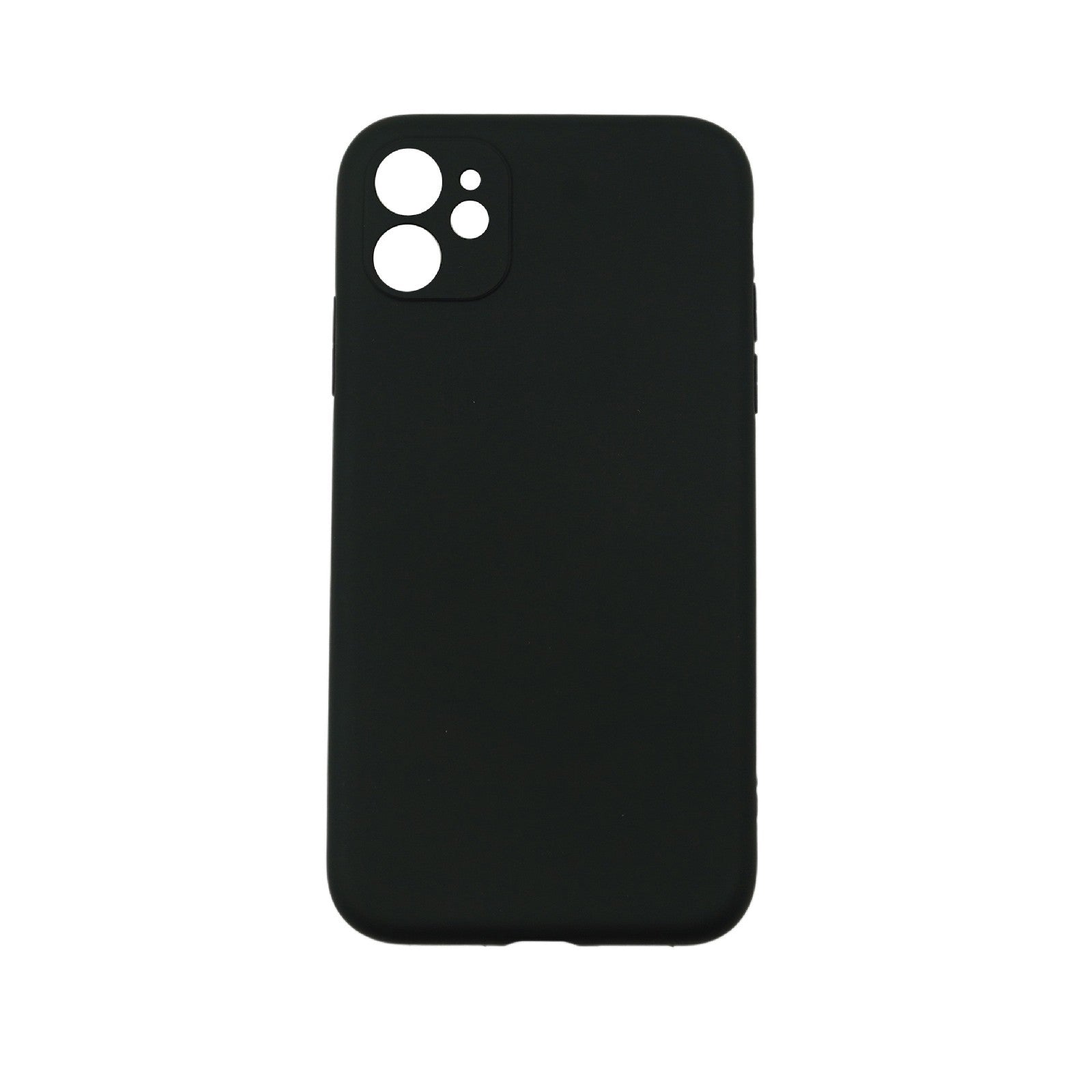 Husa protectie, Klevo, compatibila cu Apple iPhone 12 Mini Liquid Silicone Negru